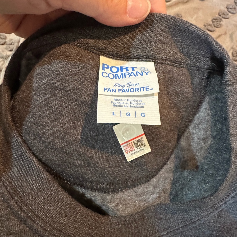 Port & Company Gray Nebraska Sweatshirt - Picture 4 of 5